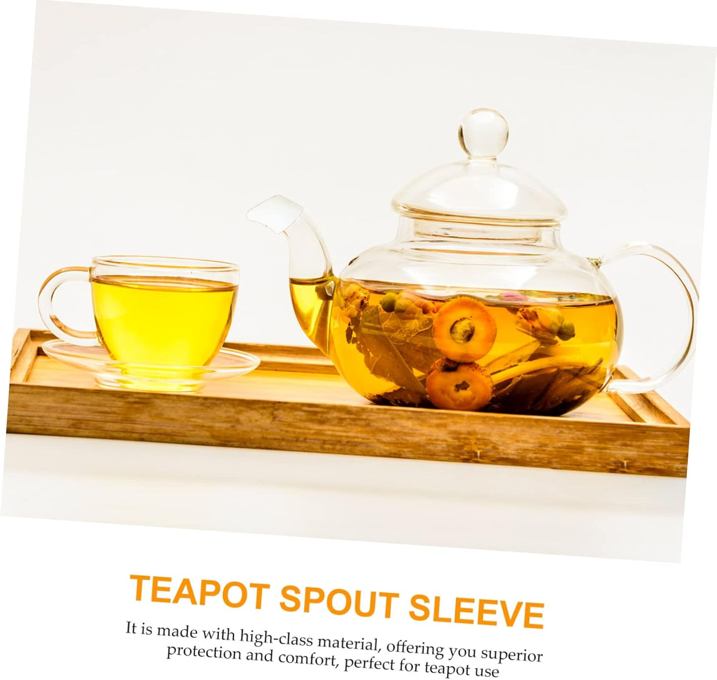 Set of 2 Pink Teapot Spout Covers - Pan Protectors for Drip Spill Stopper Lid & Accessories - Teapot Sleeve for Tea Kettle