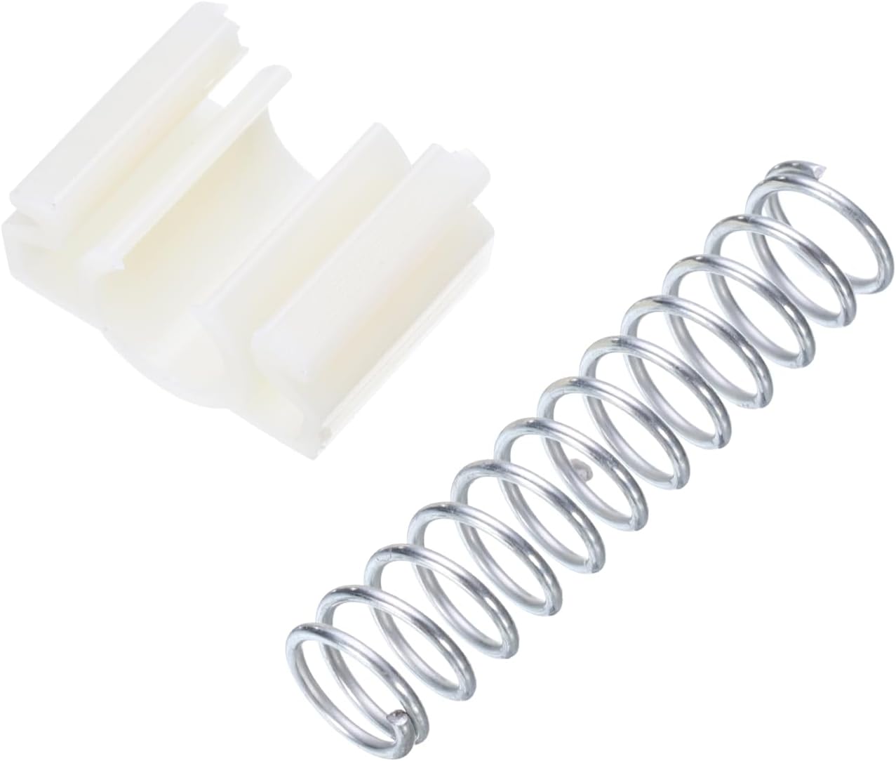 Set of 2 uxcell 1.5 Inch Bifold Closet Door Hardware Repair Springs - Silver Finish