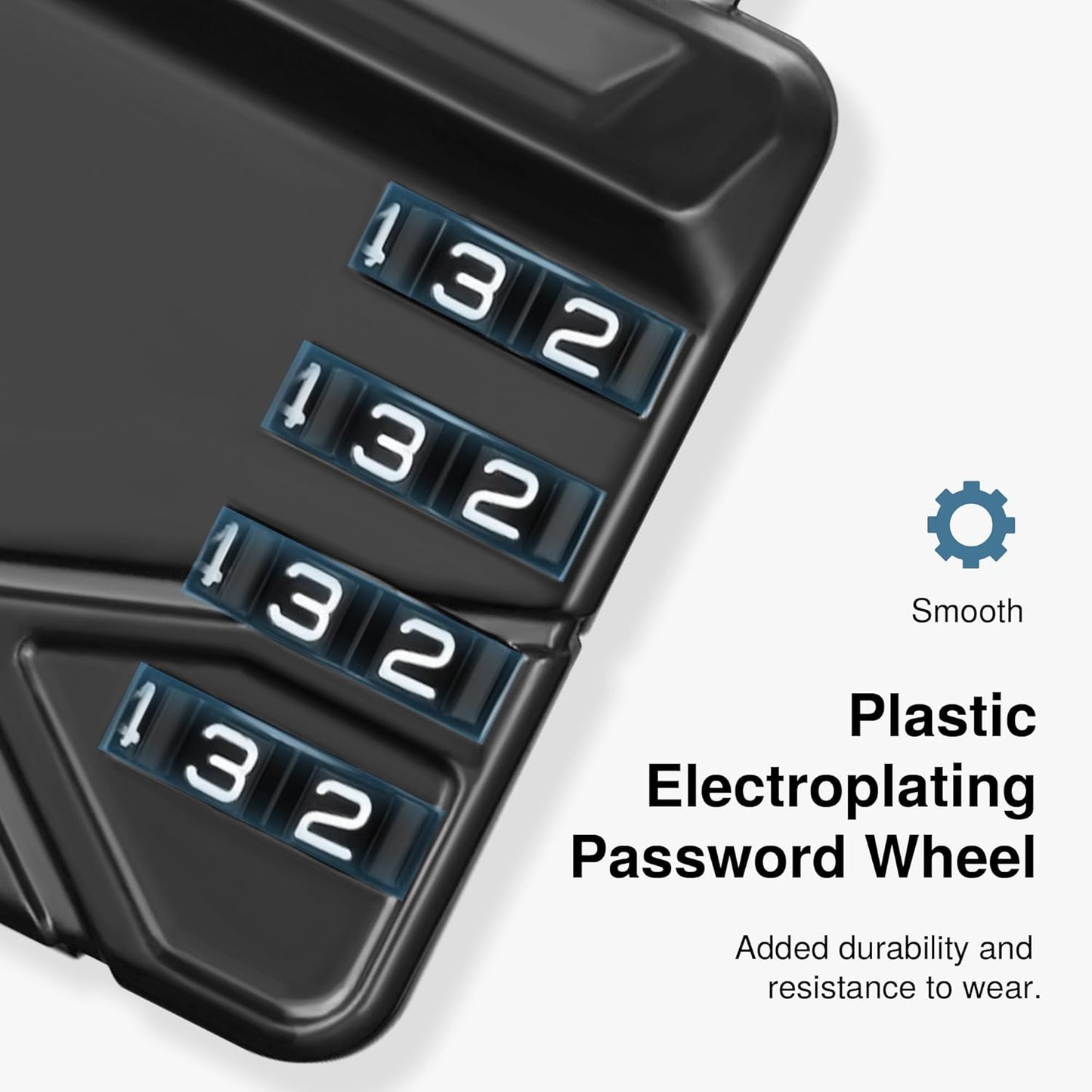 Set of 2 Waterproof 4 Digit Combination Padlocks with Long Shackles - Ideal for Lockers, School Gym, Sports Locker, Gates, Cases, and Storage.