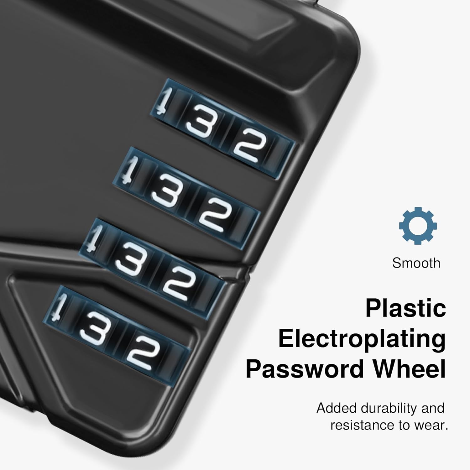 Set of 2 Waterproof 4 Digit Combination Padlocks with Long Shackles - Ideal for Lockers, School Gym, Sports Locker, Gates, Cases, and Storage.