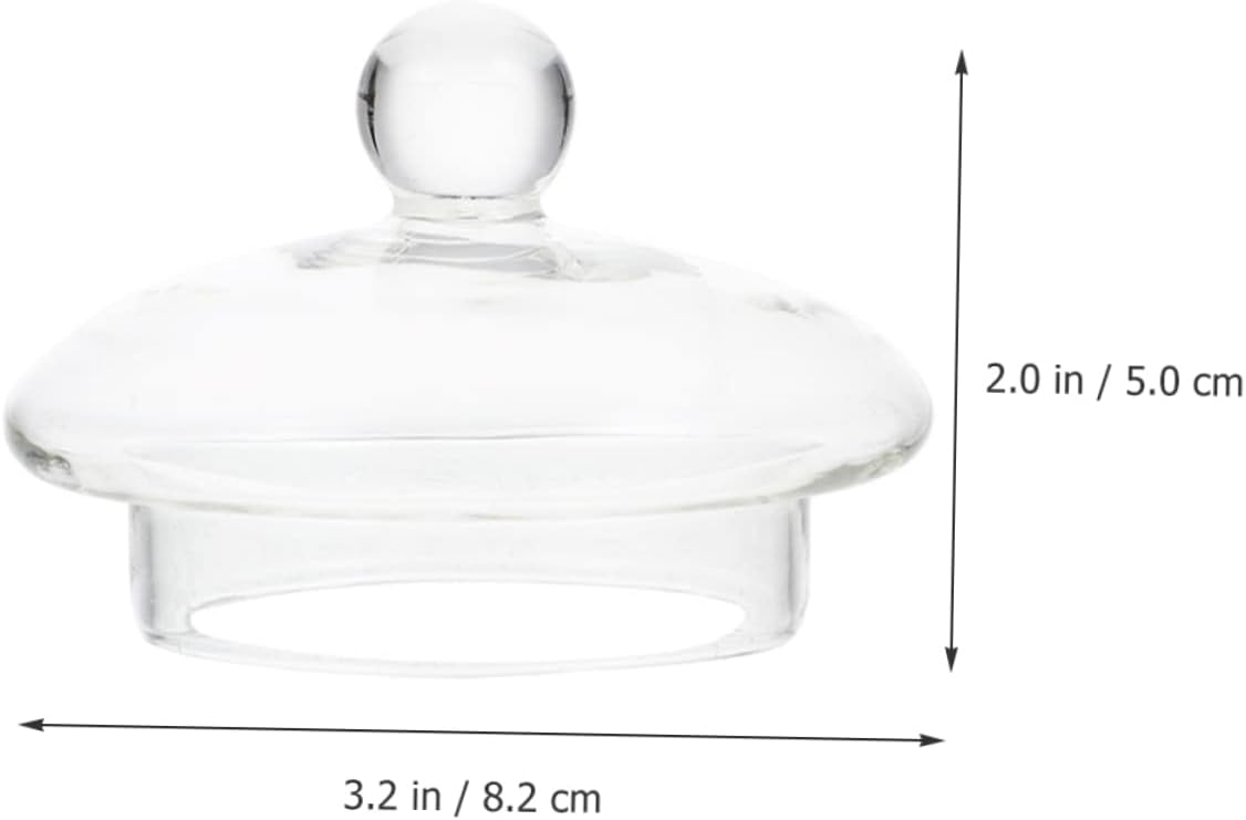 Set of 3 Glass Teapot Lid Replacements - Leakproof Sealing Caps for Tea Kettles - Tea Ceremony Accessory by LALADEFIEE