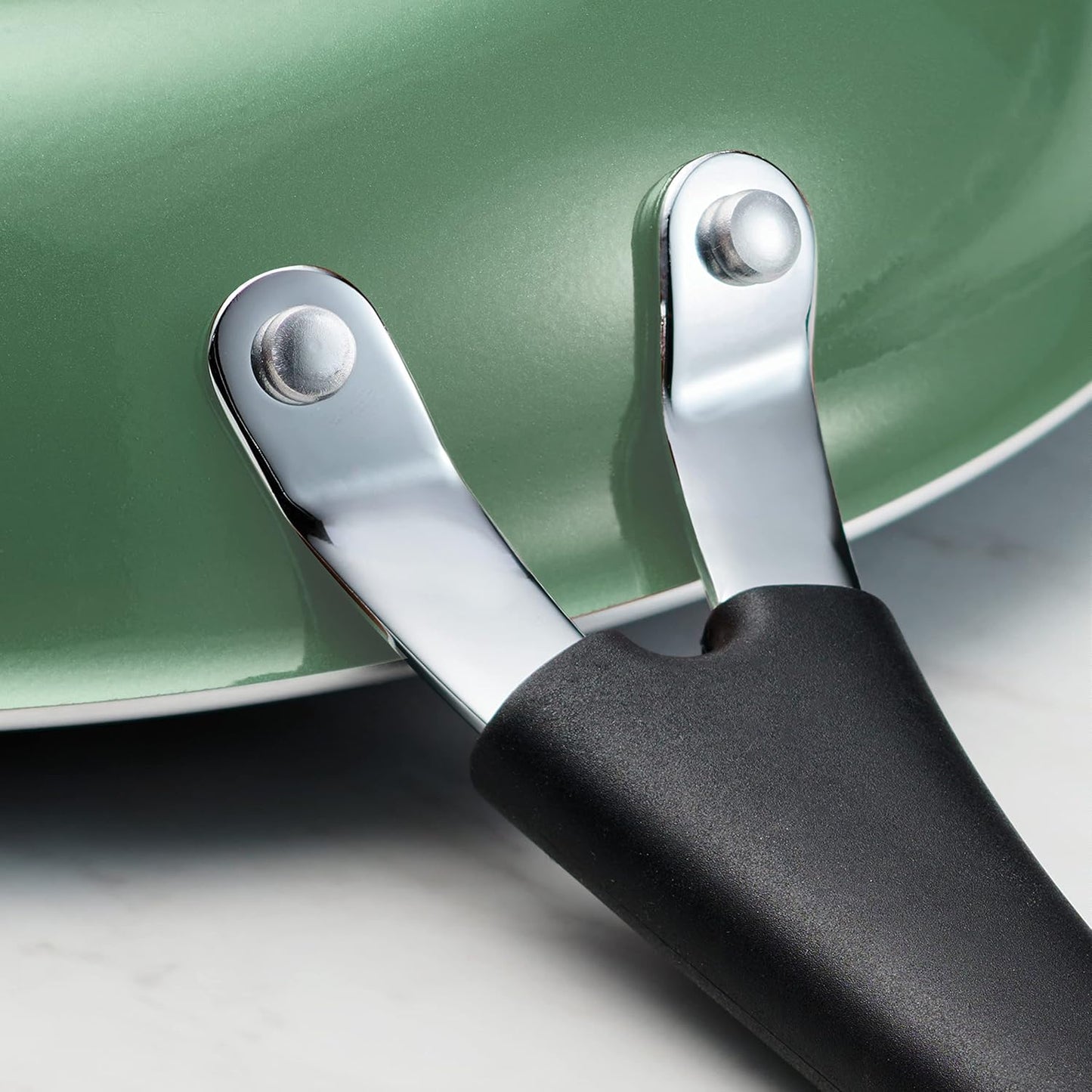 Set of 3 Tramontina Sage Porcelain Enamel Fry Pans