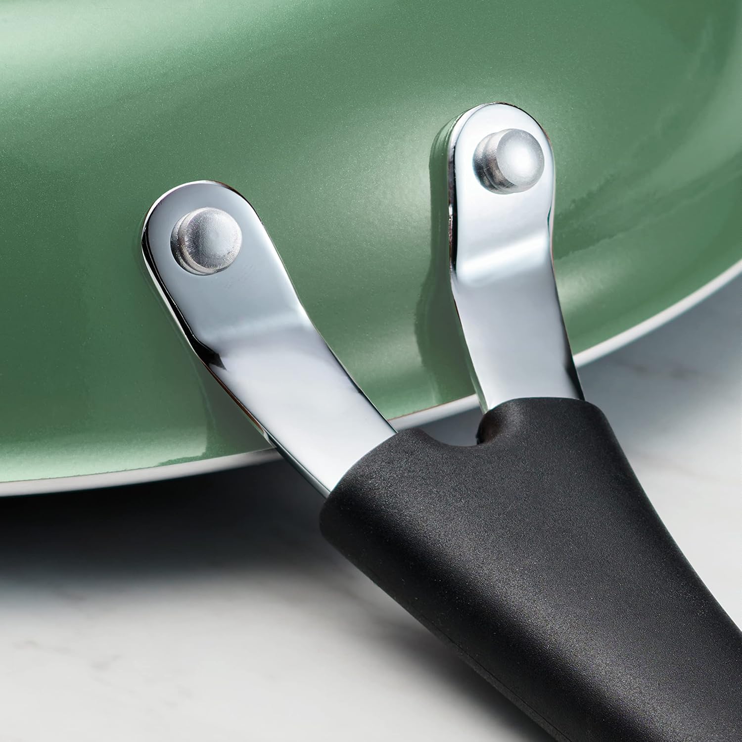 Set of 3 Tramontina Sage Porcelain Enamel Fry Pans