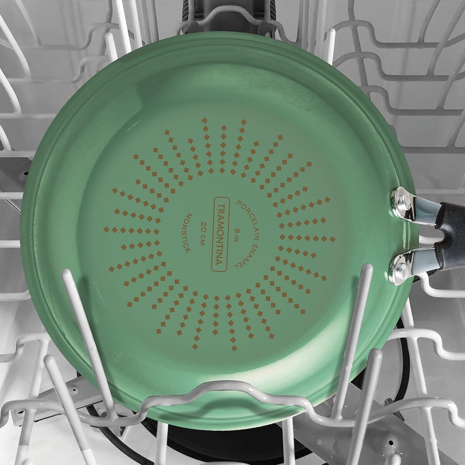 Set of 3 Tramontina Sage Porcelain Enamel Fry Pans