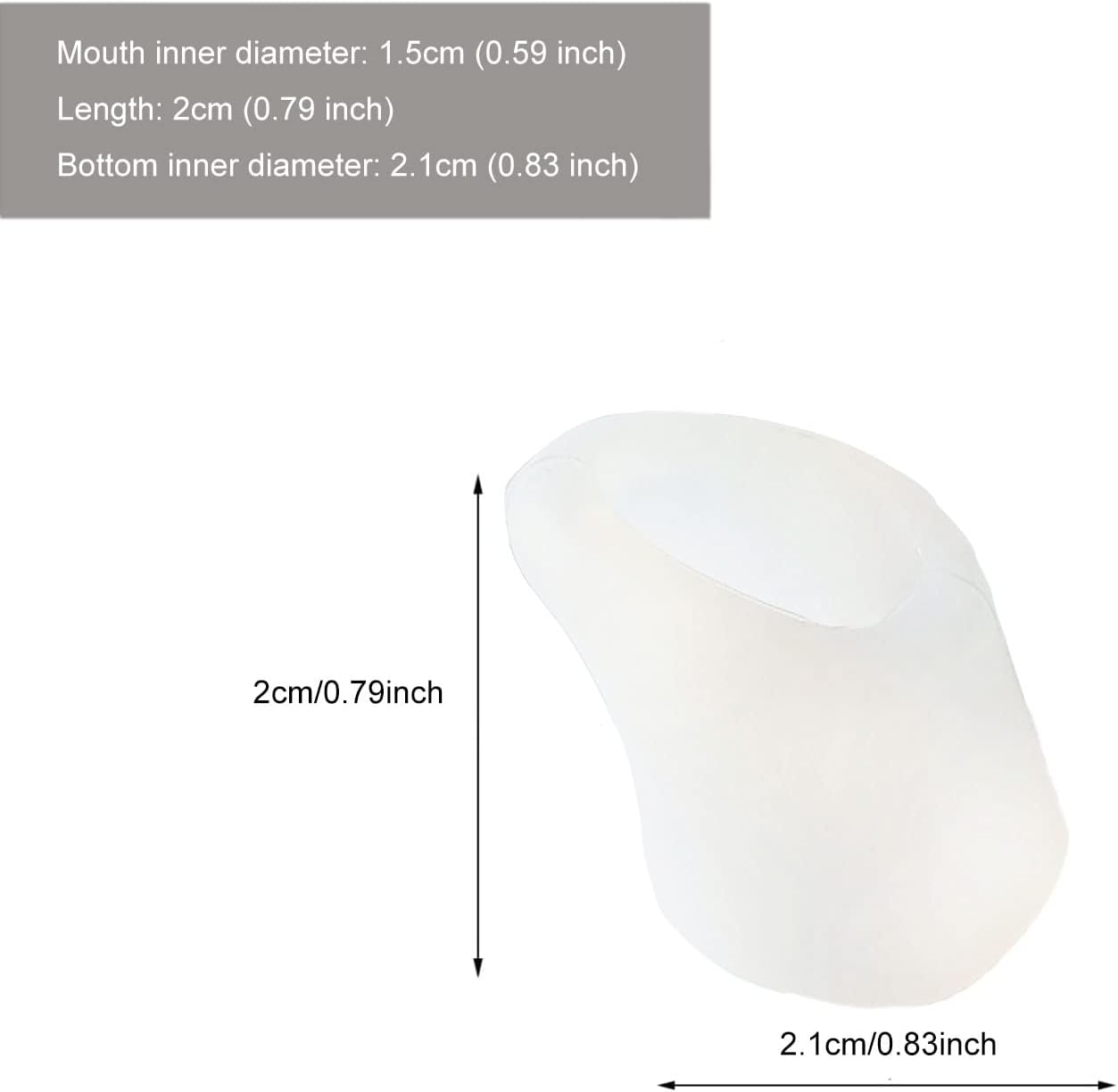 Set of 3 White Silicone Teapot Spout Protectors - Leak-Proof & Drip-Proof Cover Sleeves for Coffeepot Spouts by yiruiidea