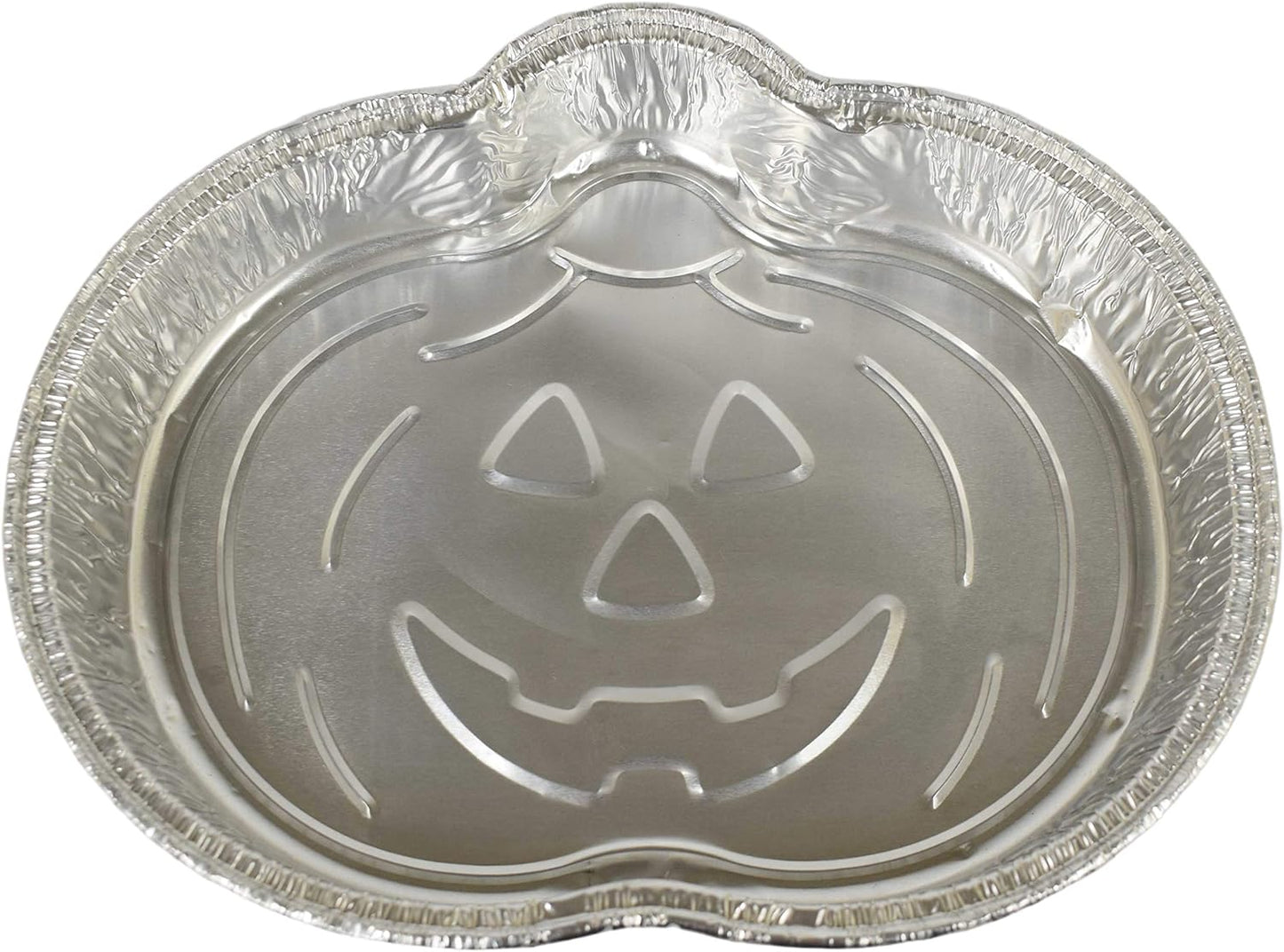 Set of 4 Black Duck Brand Disposable Aluminum Foil Pumpkin Pans - 9.37 X 7.25 inches