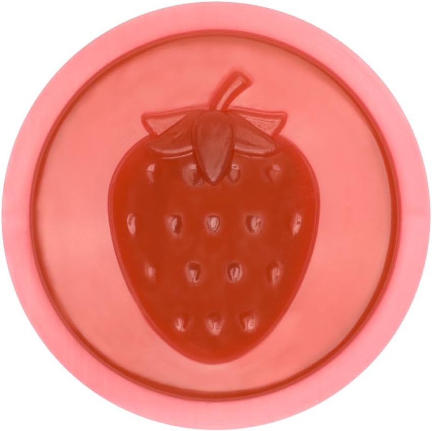 Set of 4 Jarware Strawberry Jelly/Jam Lids for Regular Mouth Mason Jars