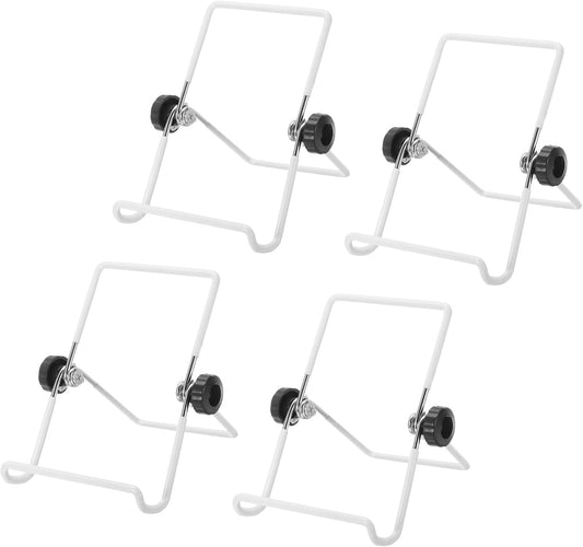 Set of 4 PATIKIL Stainless Steel Foldable Sprouting Stands for Wide Mouth Canning Jars - Adjustable Holders for Growing Sprouts