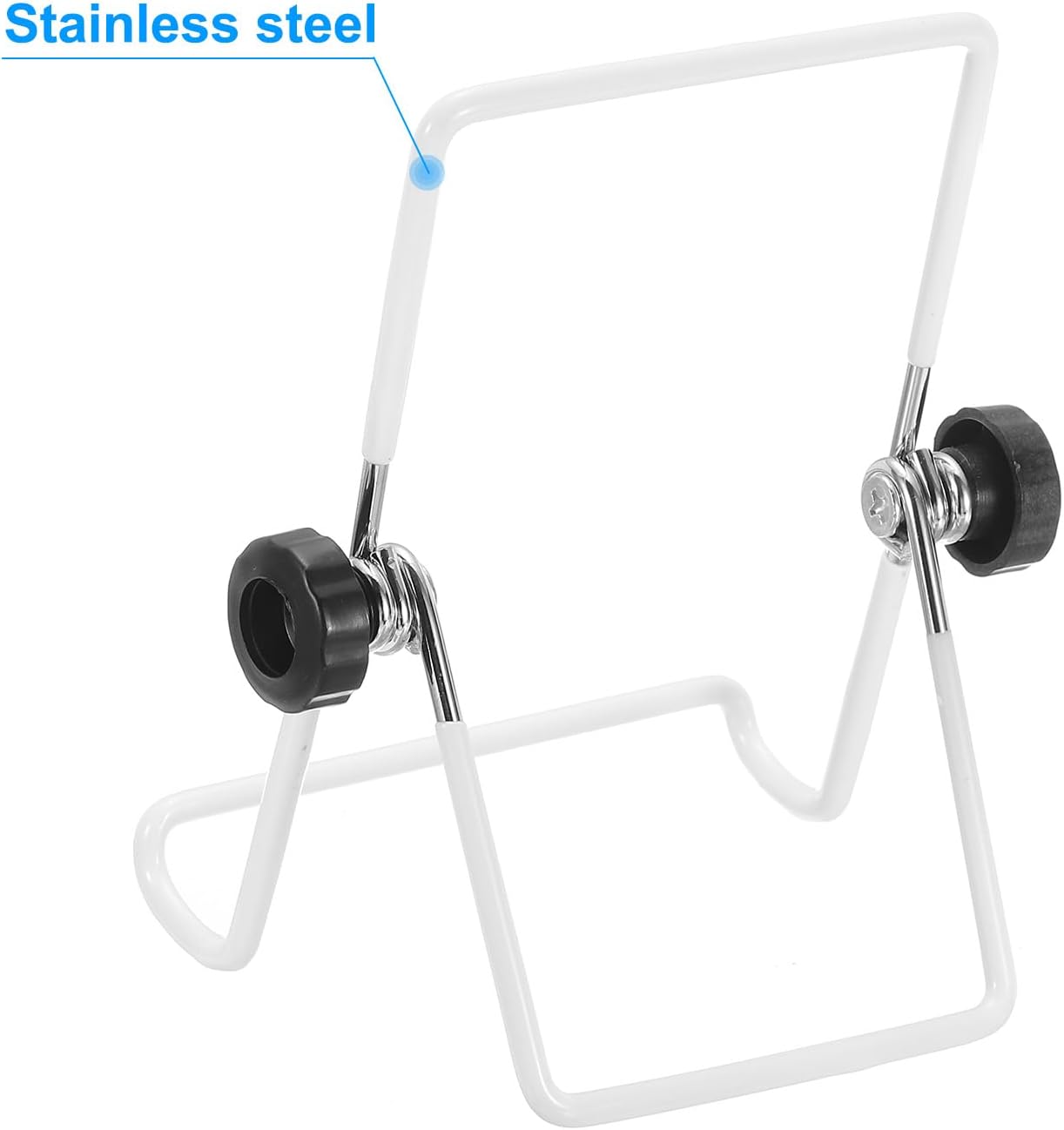 Set of 4 PATIKIL Stainless Steel Foldable Sprouting Stands for Wide Mouth Canning Jars - Adjustable Holders for Growing Sprouts