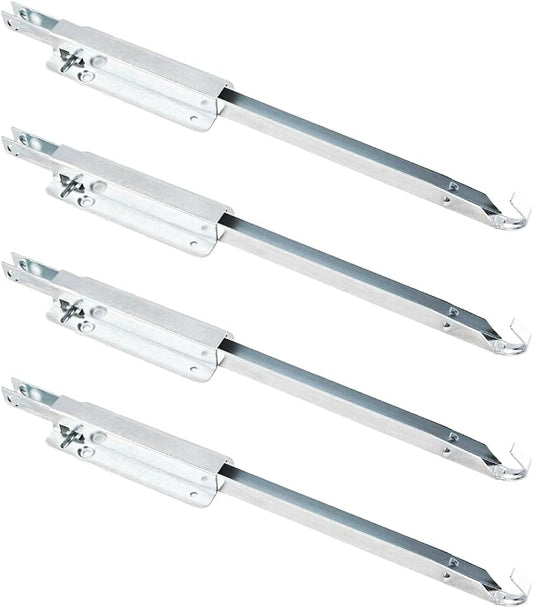 Set of 4 POWERTEC Metal Drop Leaf Table Supports - Folding Table Hardware for Kitchen, Dining, RV - Sliding Table Brackets (71426-P2V) - WildKart