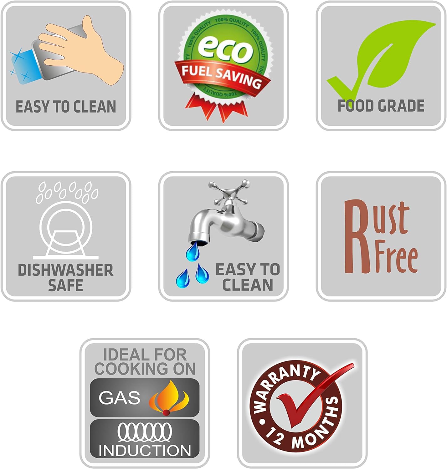 Set of 4 Stainless Steel Mini to Small Size Tope/Patila/Cookware with Lids - Induction & Gas Stove Friendly (370ML, 550ML, 800ML, 1100ML)