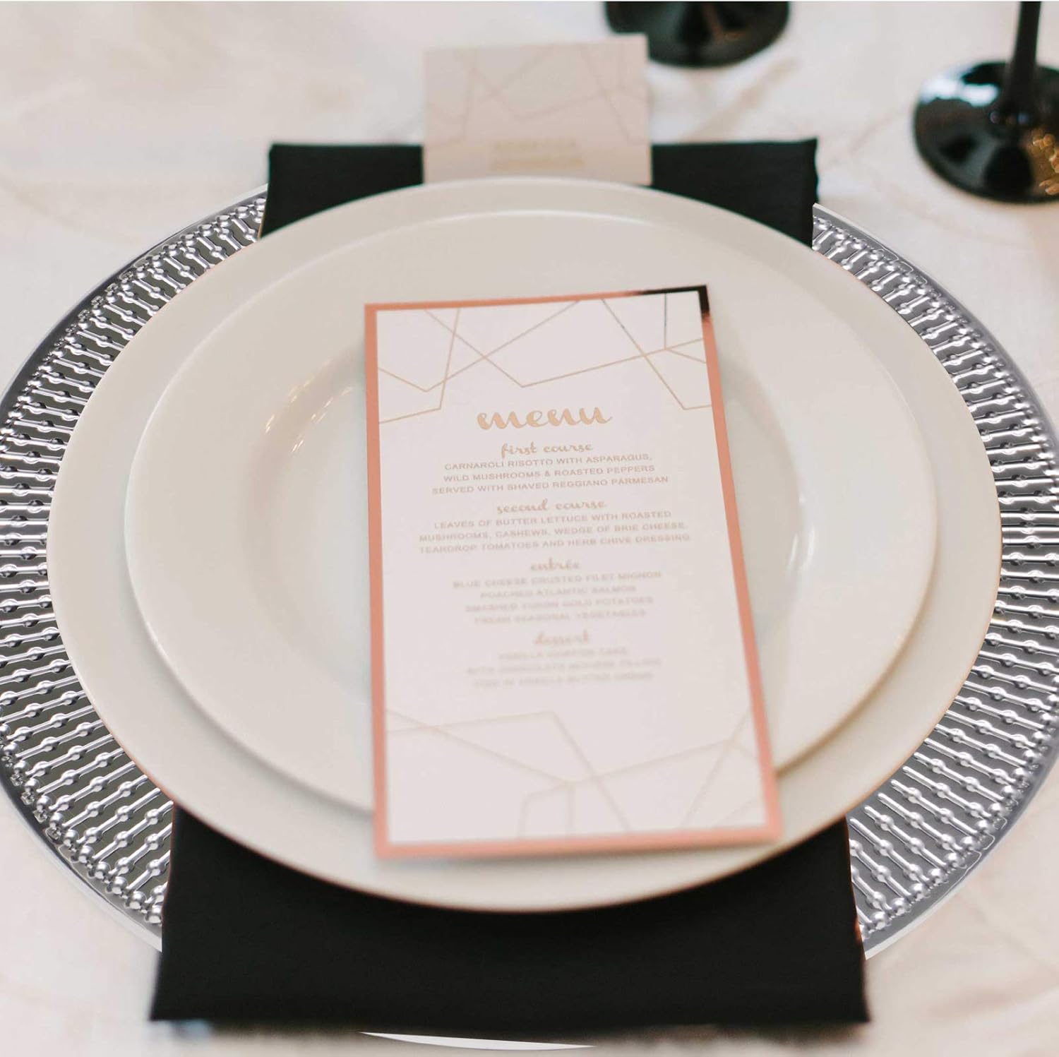 Set of 6 13-Inch Stainless Steel Beaded Charger Plates in Silver for Elegant Dining Events