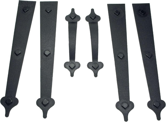 Set of 6 Decorative Magnetic Handle and Hinge Magnets for Steel Garage Doors - Easy Install, Durable & Weatherproof - WildKart