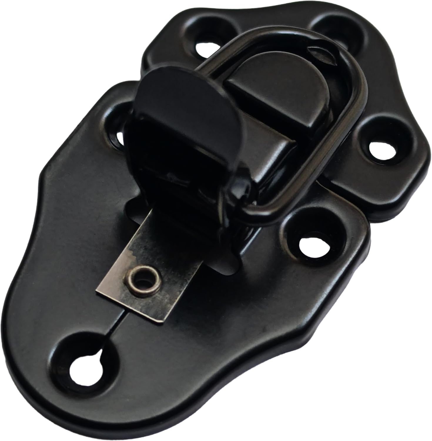 Set of 6 Duckbilled Hasp Latch Toggle Latches for Jewelry Boxes, Wooden Cases, and Furniture with Screws