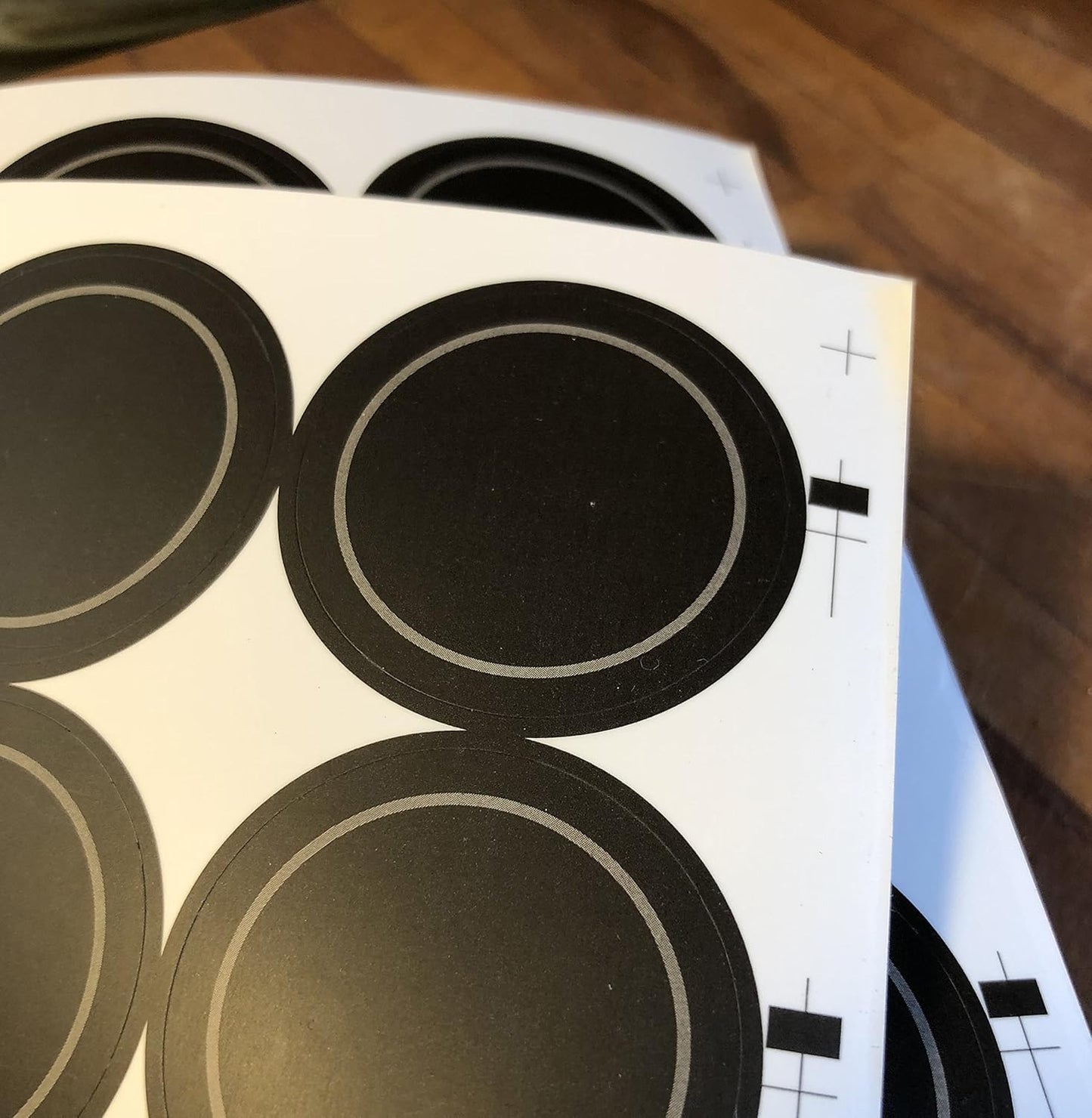 Set of 70 Black Water Resistant Round Spice Jar Labels - 1.5" - Fits Penzeys and AllSpice Jars - Blank Templates