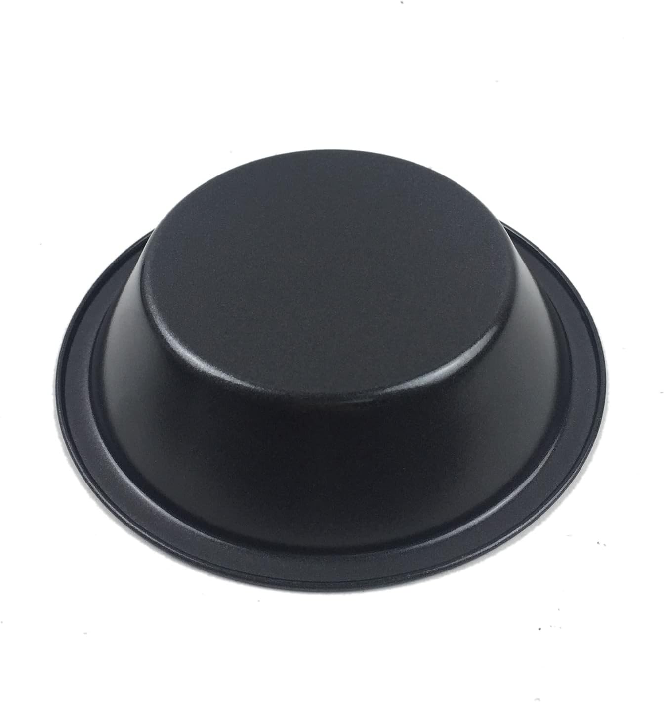 Set of 8 Nonstick 5 Inch Mini Pie Pans, Carbon Steel Bakeware for Pies, Cakes, and Tarts in Black - Small Pie Plates