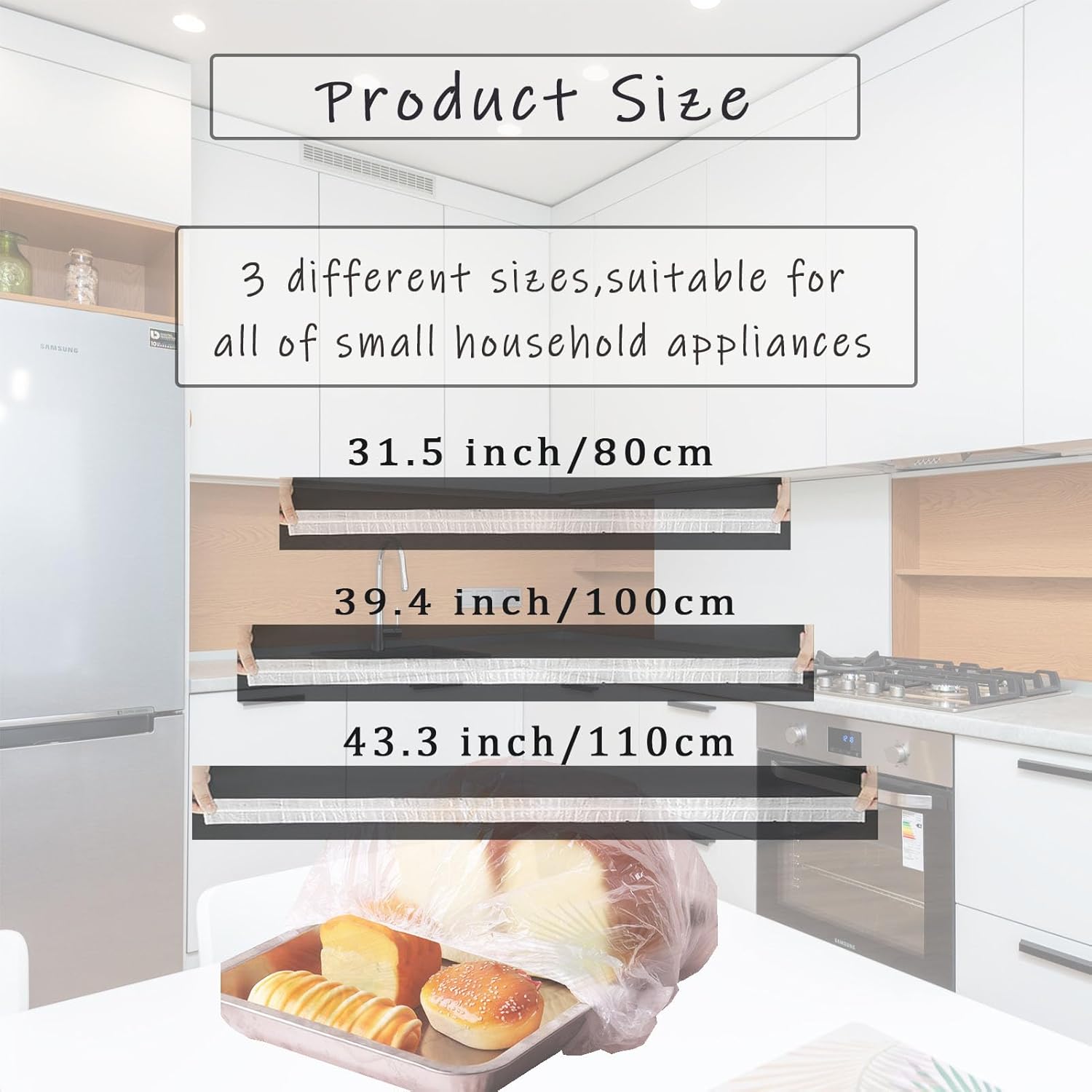 Set of 90 Kitchen Small Appliance Dust Covers for Easy Protection and Storage