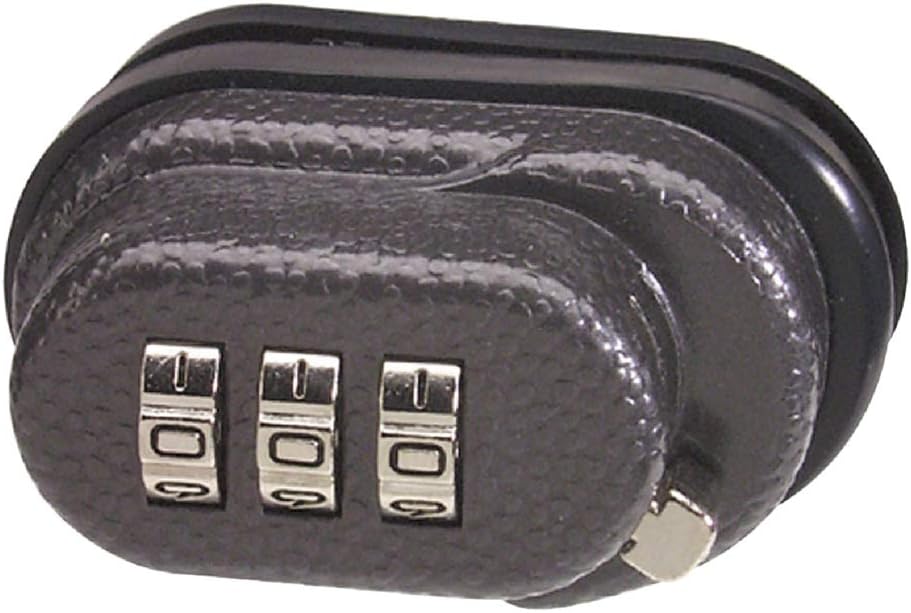 Set Your Own Combination Trigger Lock & Luggage Lock Bundle, Black, 3 Pack