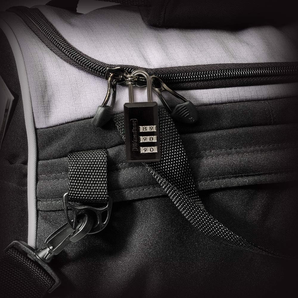 Set Your Own Combination Trigger Lock & Luggage Lock Bundle, Black, 3 Pack