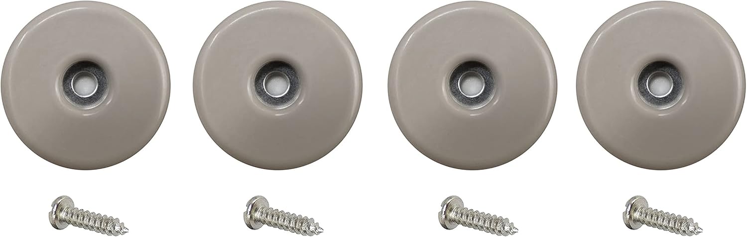 Shepherd Hardware 9455 Slideglide 1 1/2" Furniture Sliders for Easy Moving of Heavy Furniture