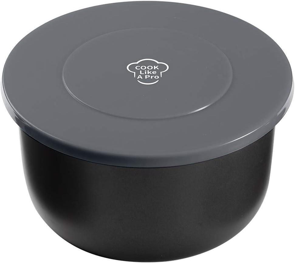 SiCheer Grey Silicone Lid Inner Pot Cover for Ninja Foodi 6.5 & 8 Quart - Pressure Cooker & Air Fryer Accessories