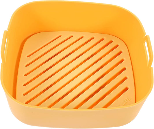 Silicone Air Fryer Baking Mat - Reusable Pot Liner for Baking & Cooking - Garneck - Colorful