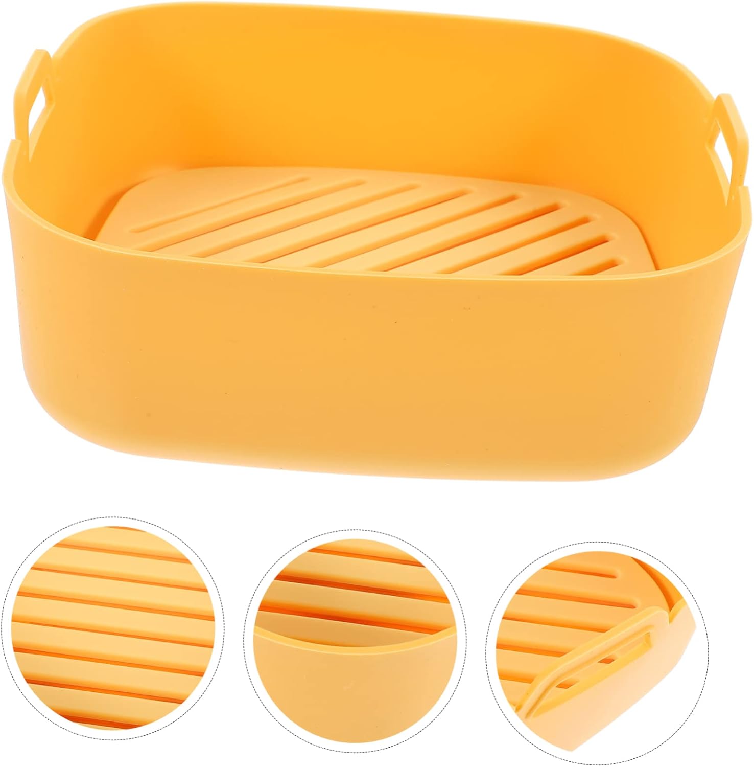Silicone Air Fryer Baking Mat - Reusable Pot Liner for Baking & Cooking - Garneck - Colorful