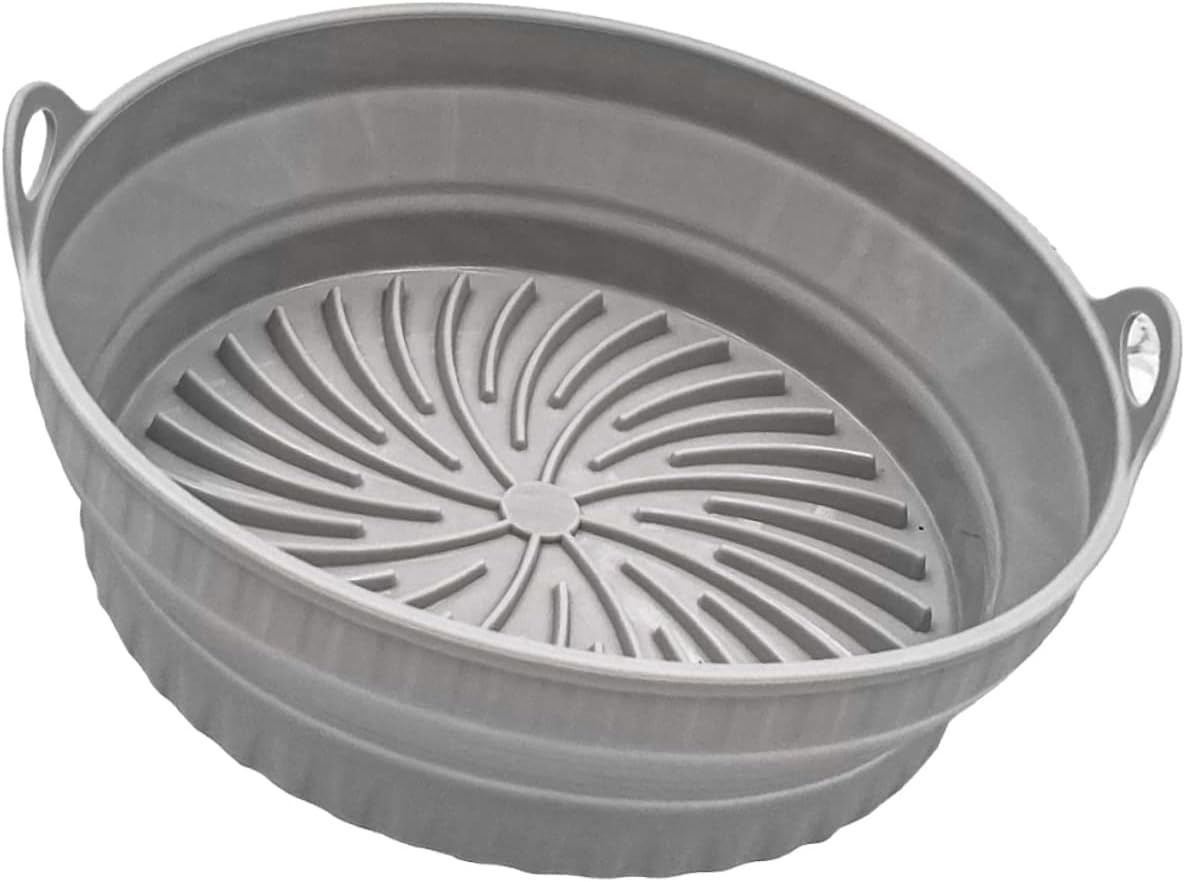 Silicone Air Fryer Basket Mat - Reusable Tray Liner for Easy Cleaning - Air Fryer Accessory