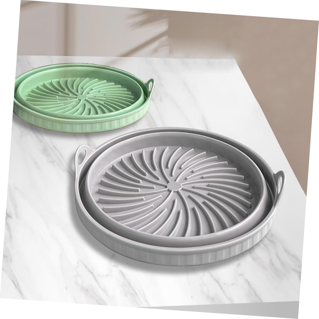 Silicone Air Fryer Basket Mat - Reusable Tray Liner for Easy Cleaning - Air Fryer Accessory