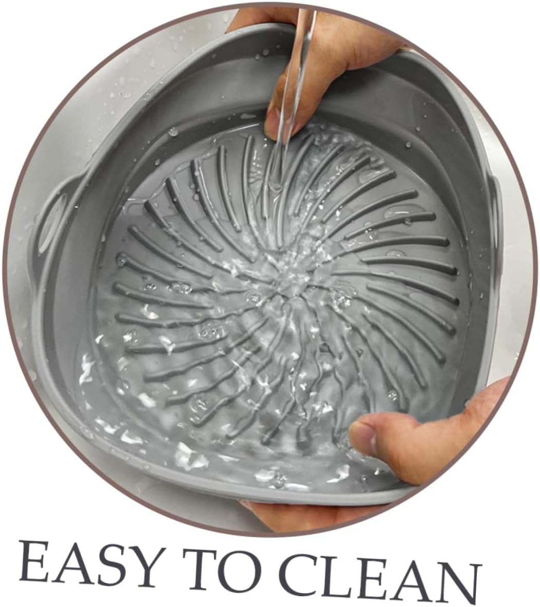 Silicone Air Fryer Basket Mat - Reusable Tray Liner for Easy Cleaning - Air Fryer Accessory