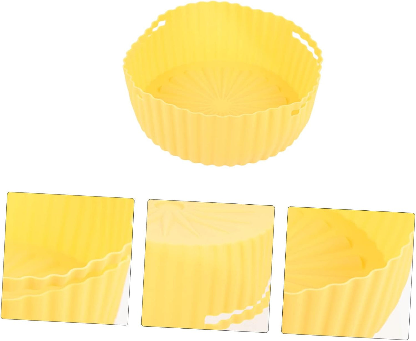 Silicone Air Fryer Liner Mat - Reusable Cooking Mat for Air Fryer and Toaster Oven - Silicone Pot for Baking and Frying - Kitchen Accessory