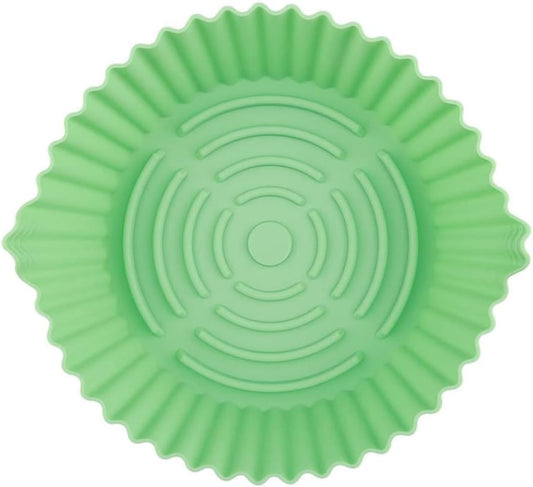 Silicone Air Fryer Liner Set - Non-Stick Oven Bottom Mats for Air Fryer Pot
