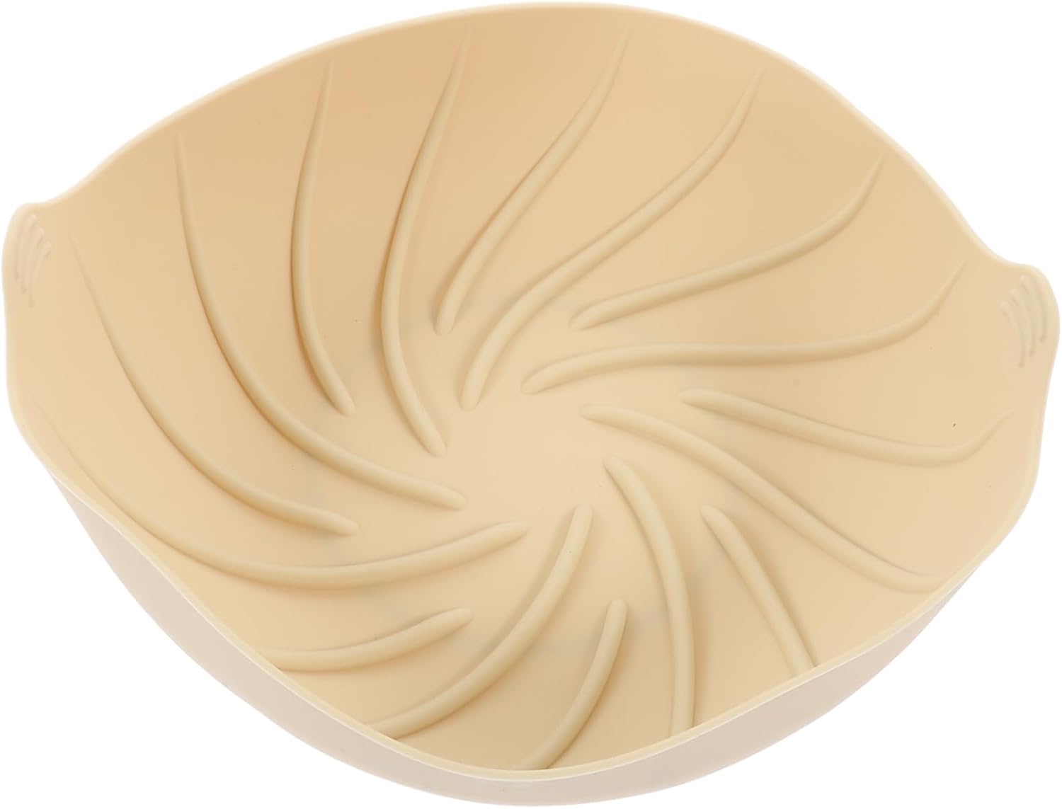 Silicone Baking Pot and Heat-Resistant Liner Set for Air Fryer, Oven, and Microwave - Milky Color