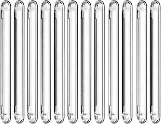 Silicone Rubber Furniture Bumpers - Wall & Door Protectors (12 Pack)