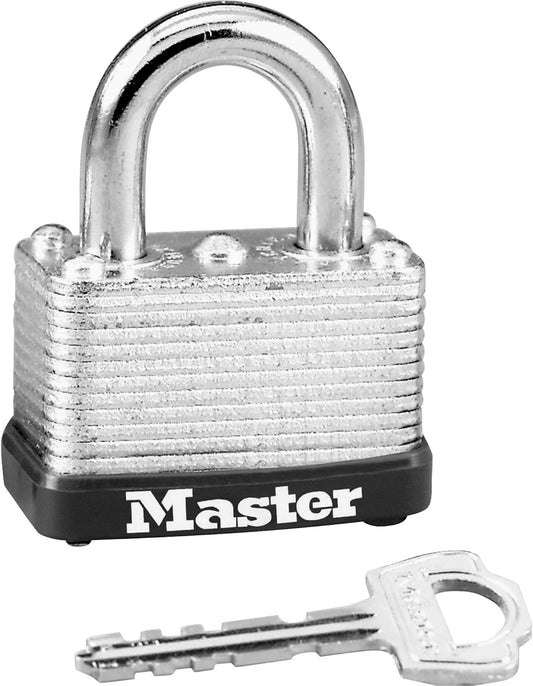 Silver 1-1/2-inch Wide Master Lock 22D Warded Padlock - WildKart