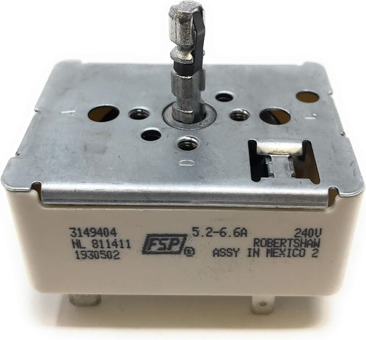 Silver OEM Rotary Switch 3149404 by LinkEZ - Manual Operation