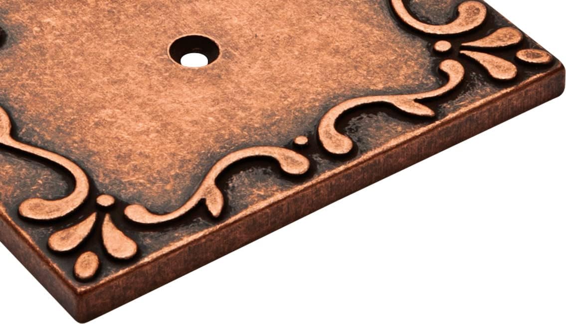 Single Pack Franklin Brass Classic Lace Brushed Nickel 1-Gang Wall Plate Switch Cover for Electrical Outlets - W35070-SN-C