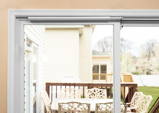 Slideback- Self Closing Sliding Patio Door Closer (Heavy Duty Plus) for 8 ft Doors - Innovative Solution