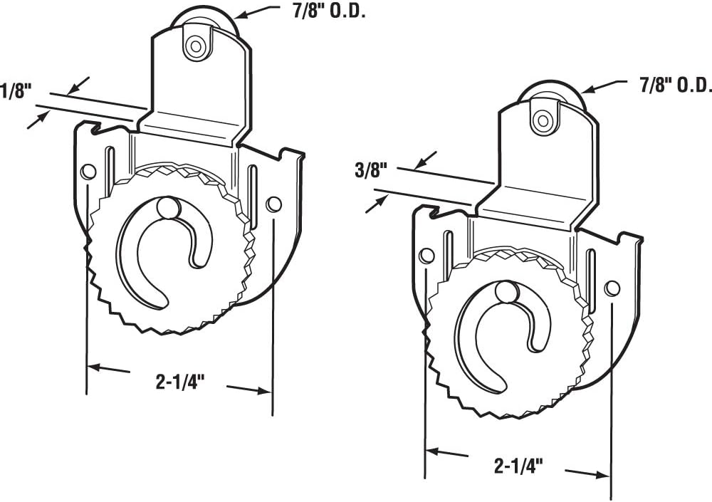 Sliding Closet Door Roller Kit - Prime-Line N 7536 (1 Kit) - WildKart