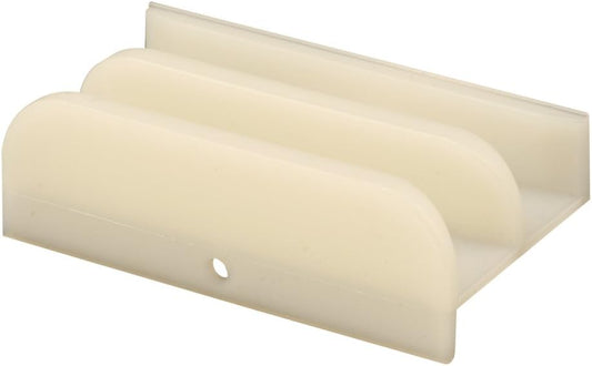 Sliding Shower Door Bottom Guide for 1/2 In. Channels - Plastic Construction - Prime-Line M 6219 (Single Pack)