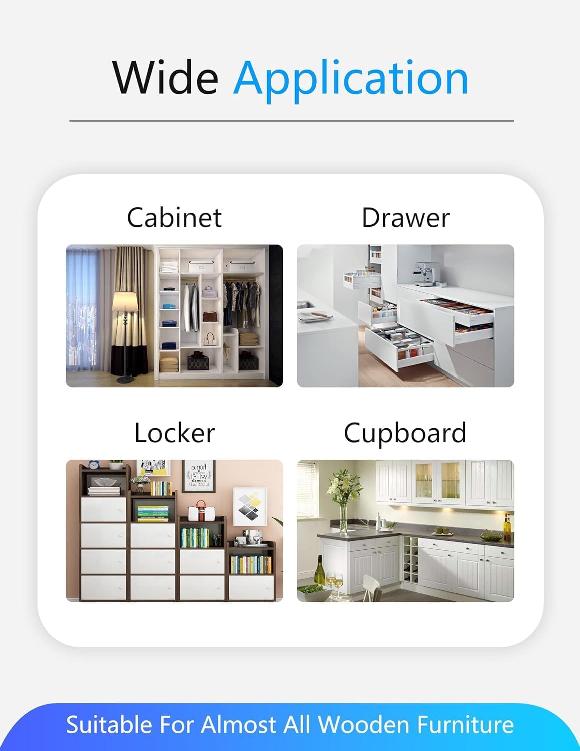 Smart Biometric Fingerprint Cabinet Lock for Home Office Security and Child Safety with Remote Control