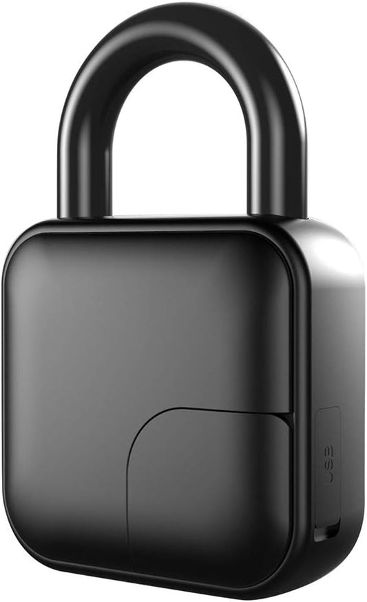 Smart Fingerprint Padlock for Gym, House Door, Backpack & Suitcase - Ciglow Anti-Theft Electronic Lock