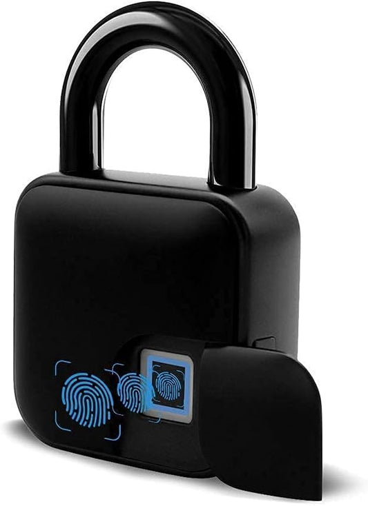 Smart Fingerprint Padlock for House, Suitcase, Backpack, Gym, Bike, Office - Anti Theft Electronic Lock by Sonew