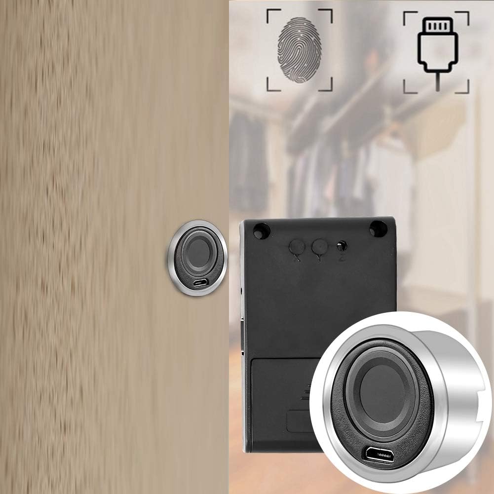 Smart Home Security Fingerprint Lock for Drawers and Wardrobes - Dioche Semiconductor Keyless System