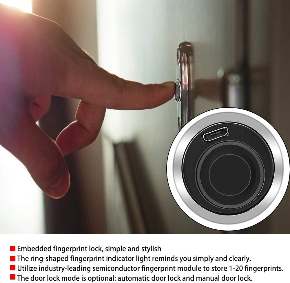 Smart Home Security Fingerprint Lock for Drawers and Wardrobes - Dioche Semiconductor Keyless System