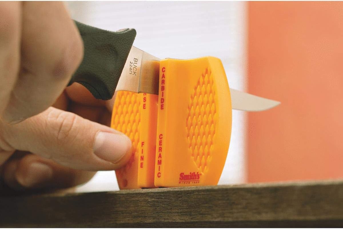 Smiths 7" Carbide/Ceramic Knife Sharpener - 800 Grit - 1 Piece