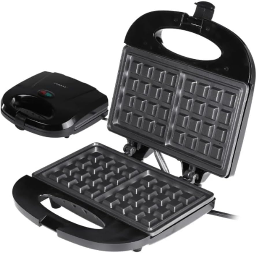 Sokany SK-114 Waffle Maker 750W for Single Serve Waffles, Hash Browns, Keto Chaffles - Non-Stick, Easy to Clean