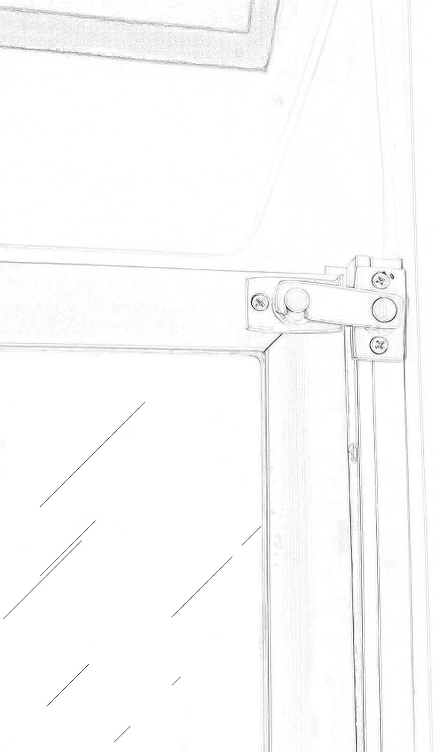 Solid Brass Shutter Bar/Door Latch, 7/8" x 2-3/32", Polish Brass Finish, 1 Pack, Taiwan-Made