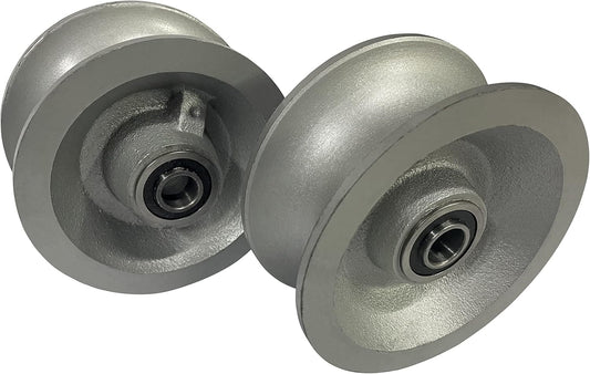 Sourdough Gate Hardware Replacement Chain Link Gate U-Groove Pipe Wheels Set