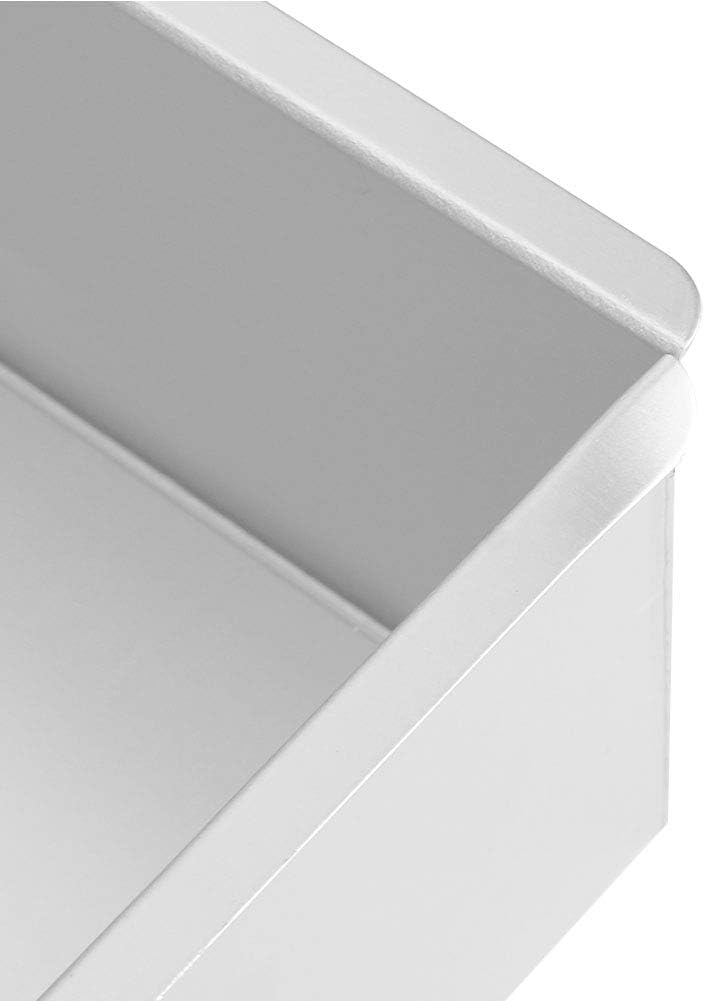 Square Aluminum Baking Pan Template for Cakes - 8.7" x 8.7" x 3" - Silver Color